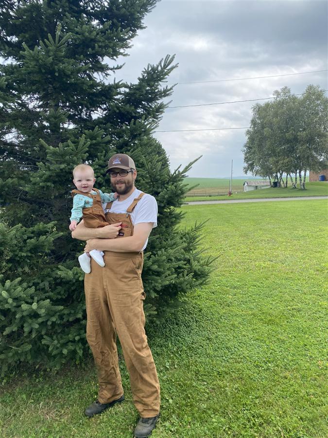 Hanson Lawn Care owner Brady and family